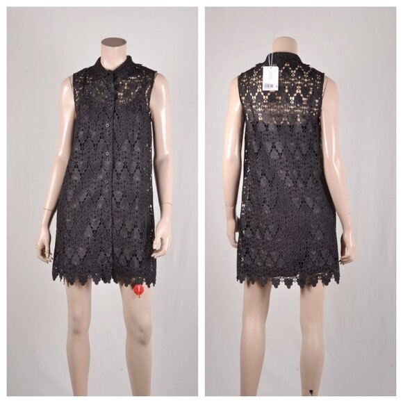Frame The Deco Lace Mini Dress - Picture 2 of 4